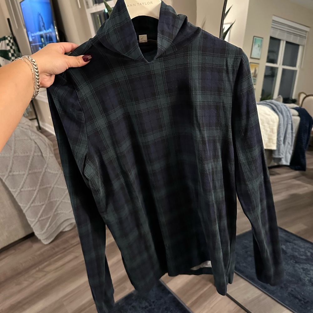 NWOT Ann Taylor Loft Plaid Turtleneck